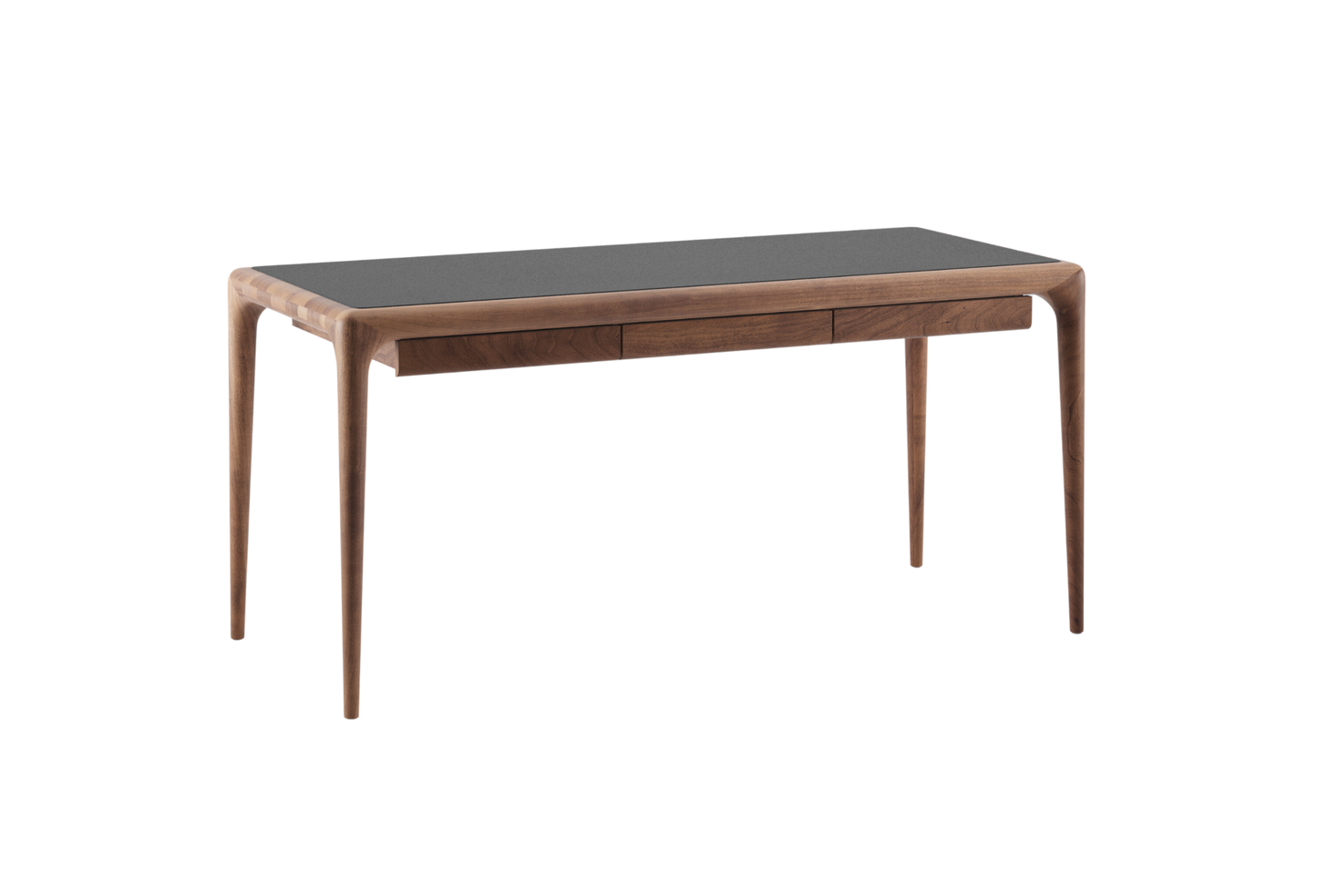 Artisan Latus desk with leather table top