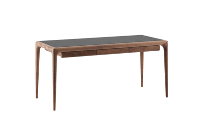 Artisan Latus desk with leather table top