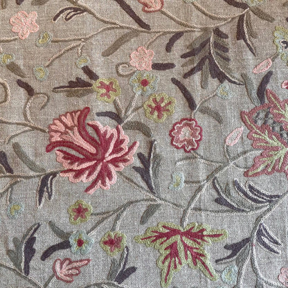 Capsicum curtain fabric Crewel