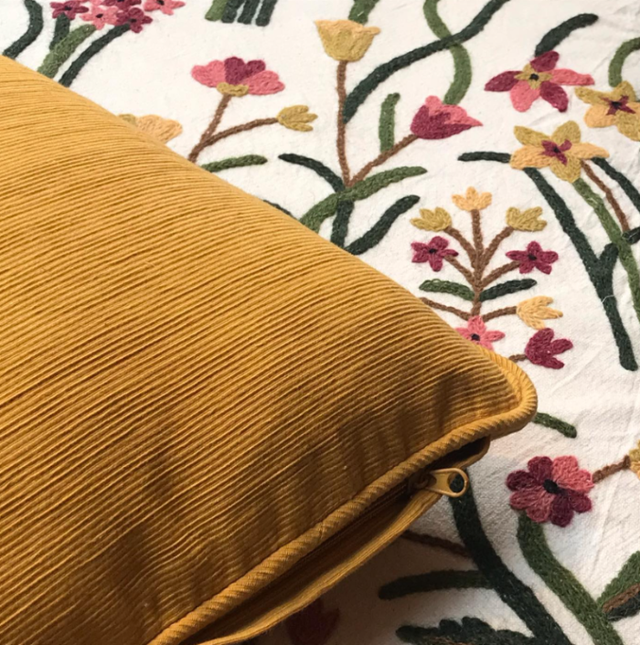 capsicum textiel gordijnstof kussenhoes bloemen