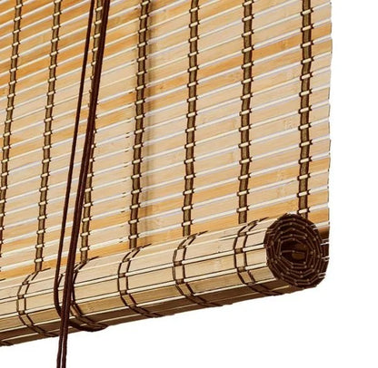 Color & Co brown natural bamboe rolgordijn