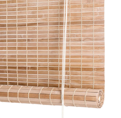 Color & Co light brown bamboe rolgordijn