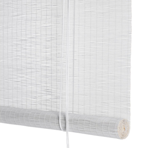 Color & Co white fine bamboe rolgordijn