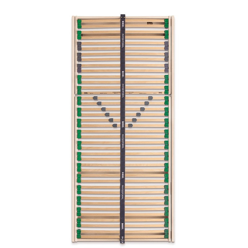 Showroommodel Dormiente lattenbodem Physioform handverstelbaar 90x200cm.