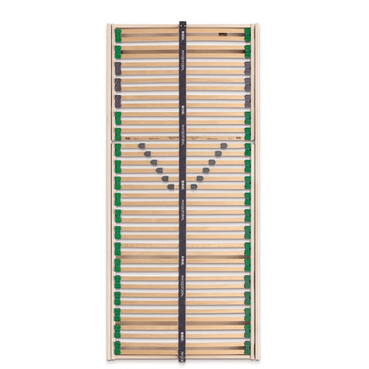 Showroommodel Dormiente lattenbodem Physioform handverstelbaar 90x200cm.
