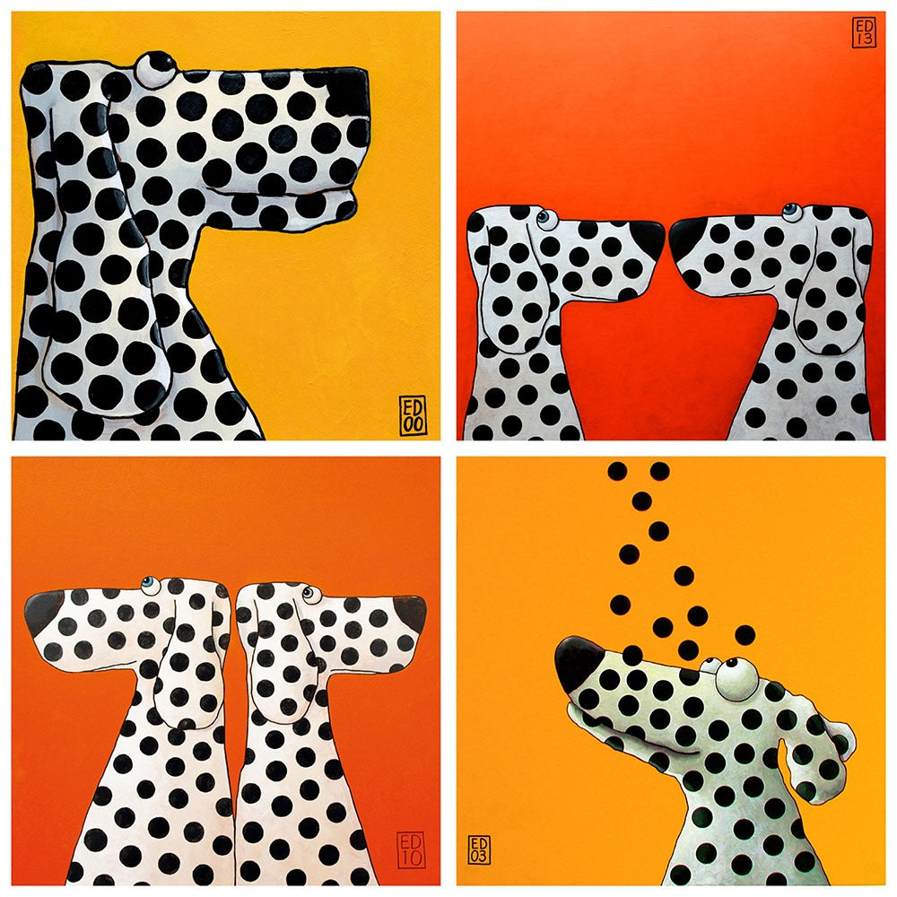 edart kaarten met dalmatiers
