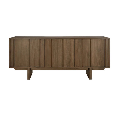 ethnicraft dressoir pillar teak wild bruin 3 deuren 
