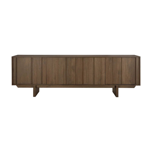 ethnicraft dressoir pillar teak wild bruin 4 deuren 