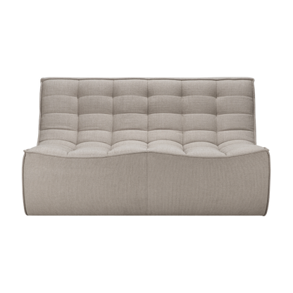 ethnicraft 20267 n701 bank 2 zitter ecru eco stof
