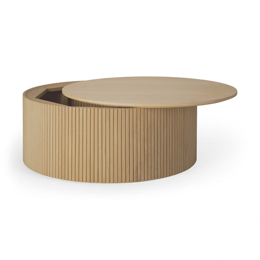 Ethnicraft salontafel Roller Max eiken