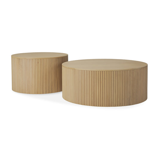 Ethnicraft salontafel Roller Max eiken
