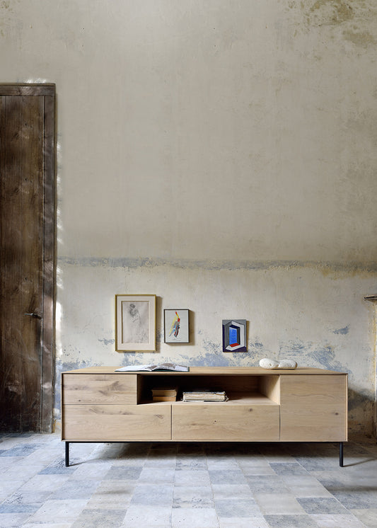 Ethnicraft TV cabinet Whitebird oak