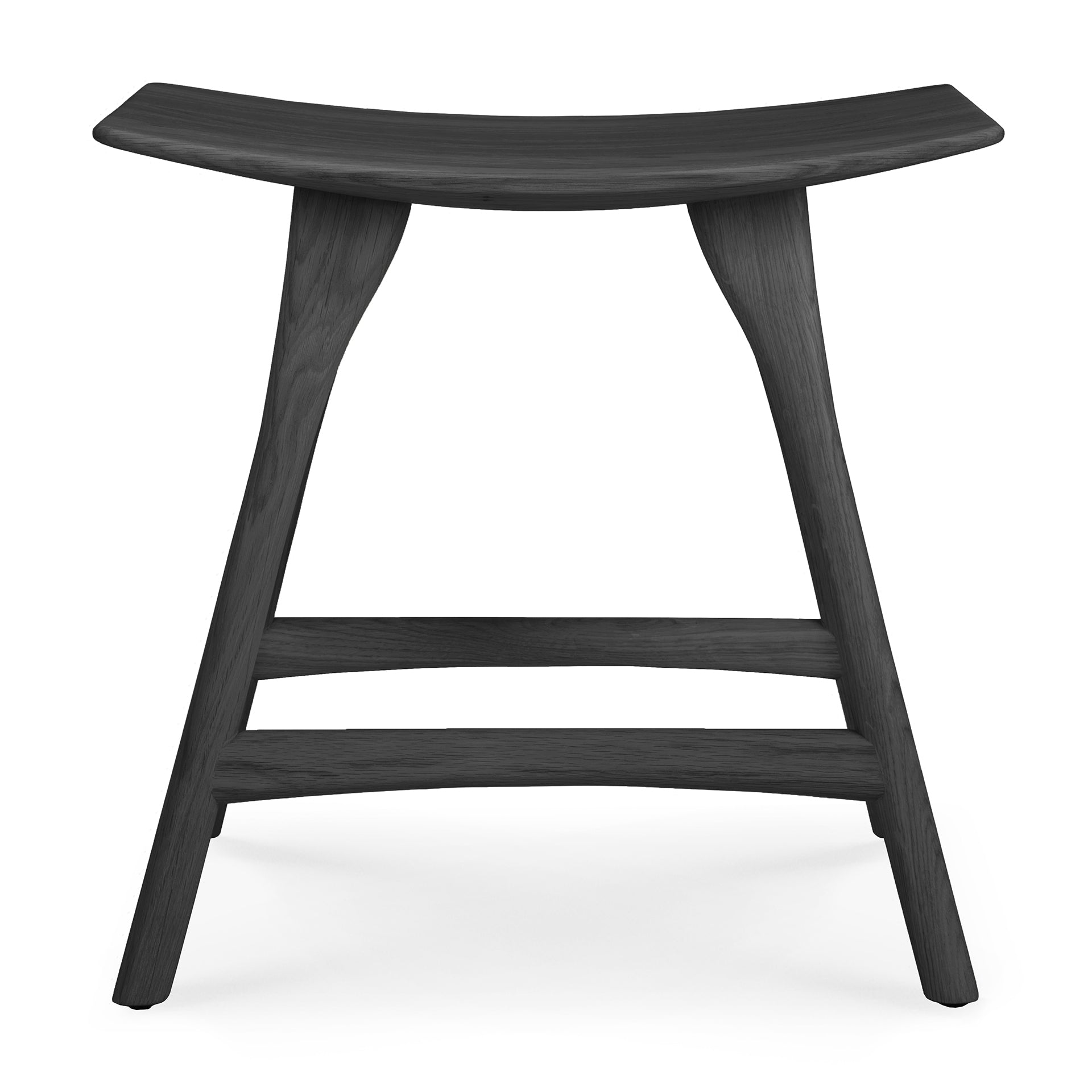 ethnicraft 53040 osso eettafel kruk zwart gelakt eiken product foto