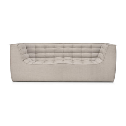ethnicraft n701 2-zits bank beige