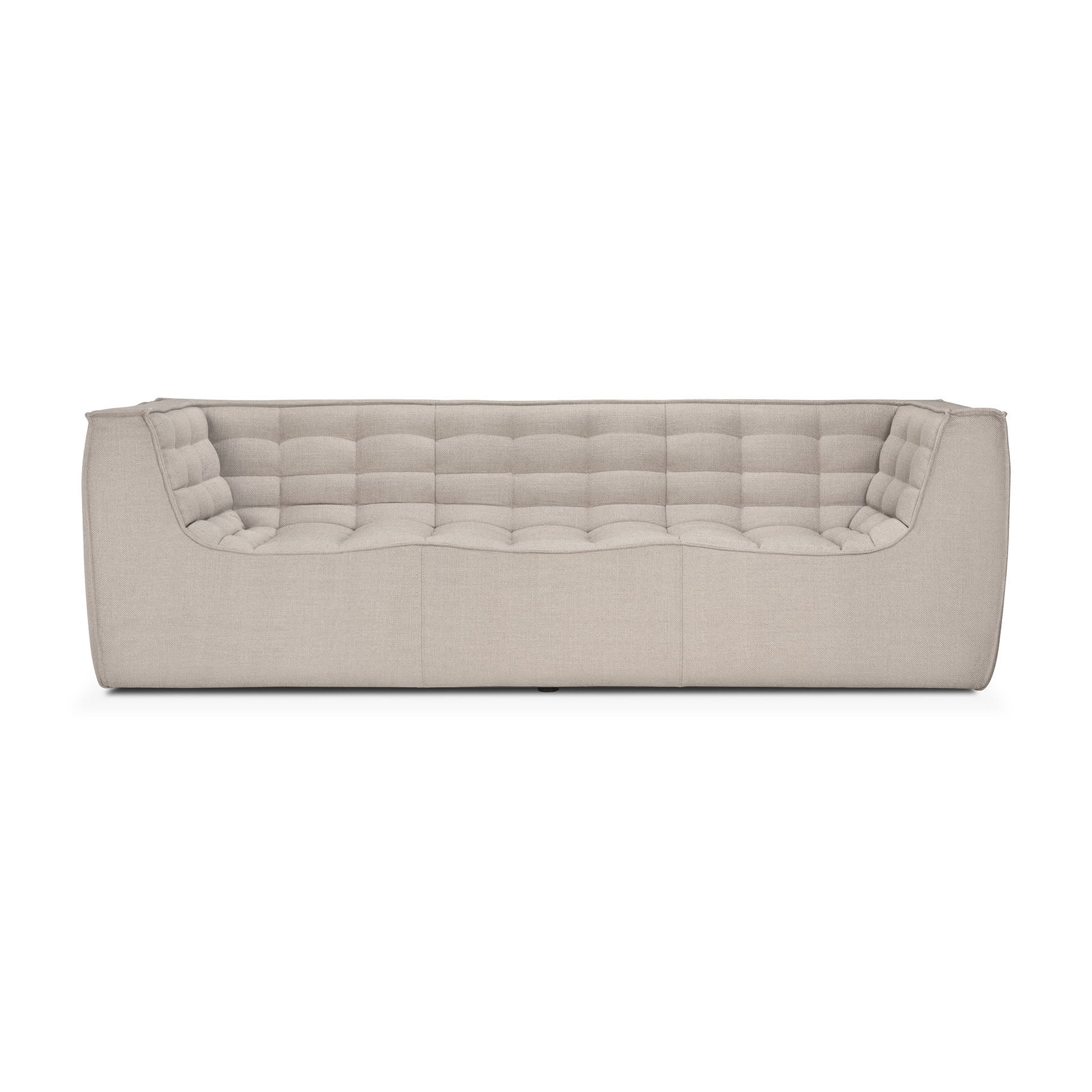 ethnicraft n701 3-zits bank beige