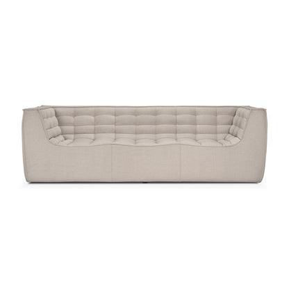 ethnicraft n701 3-zits bank beige