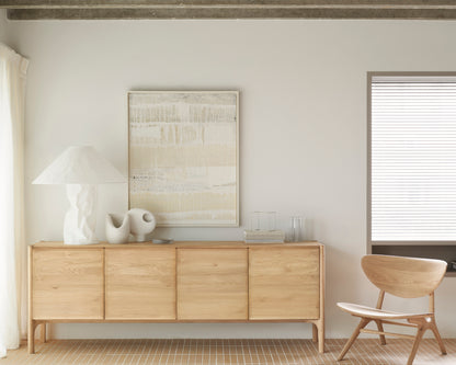interieurfoto ethnicraft dressior pi eiken en eye lounge stoel