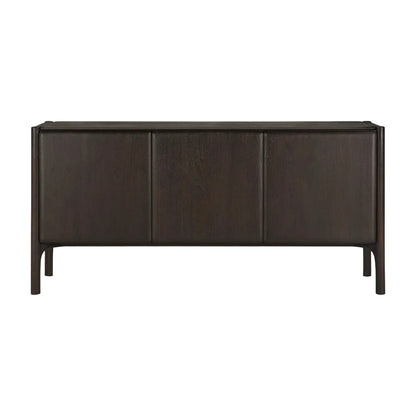 ethnicraft dressoir pi teak donkerbruin 3 deurs