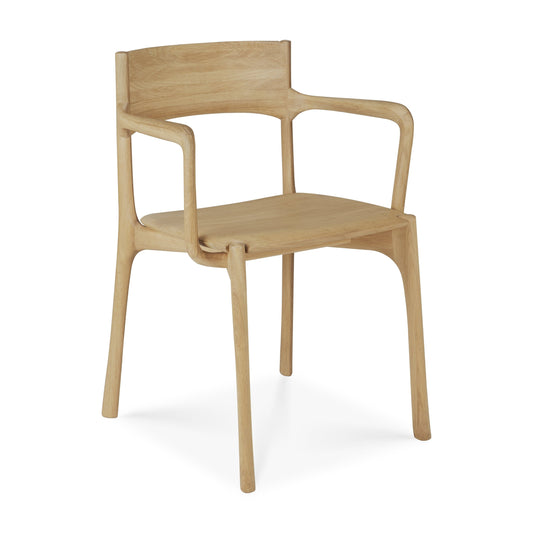 Ethnicraft dining chair PI with armrest