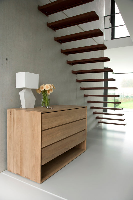 Ethnicraft sideboard Nordic chest of drawers oak
