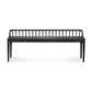 Ethnicraft bench Spindle black oak