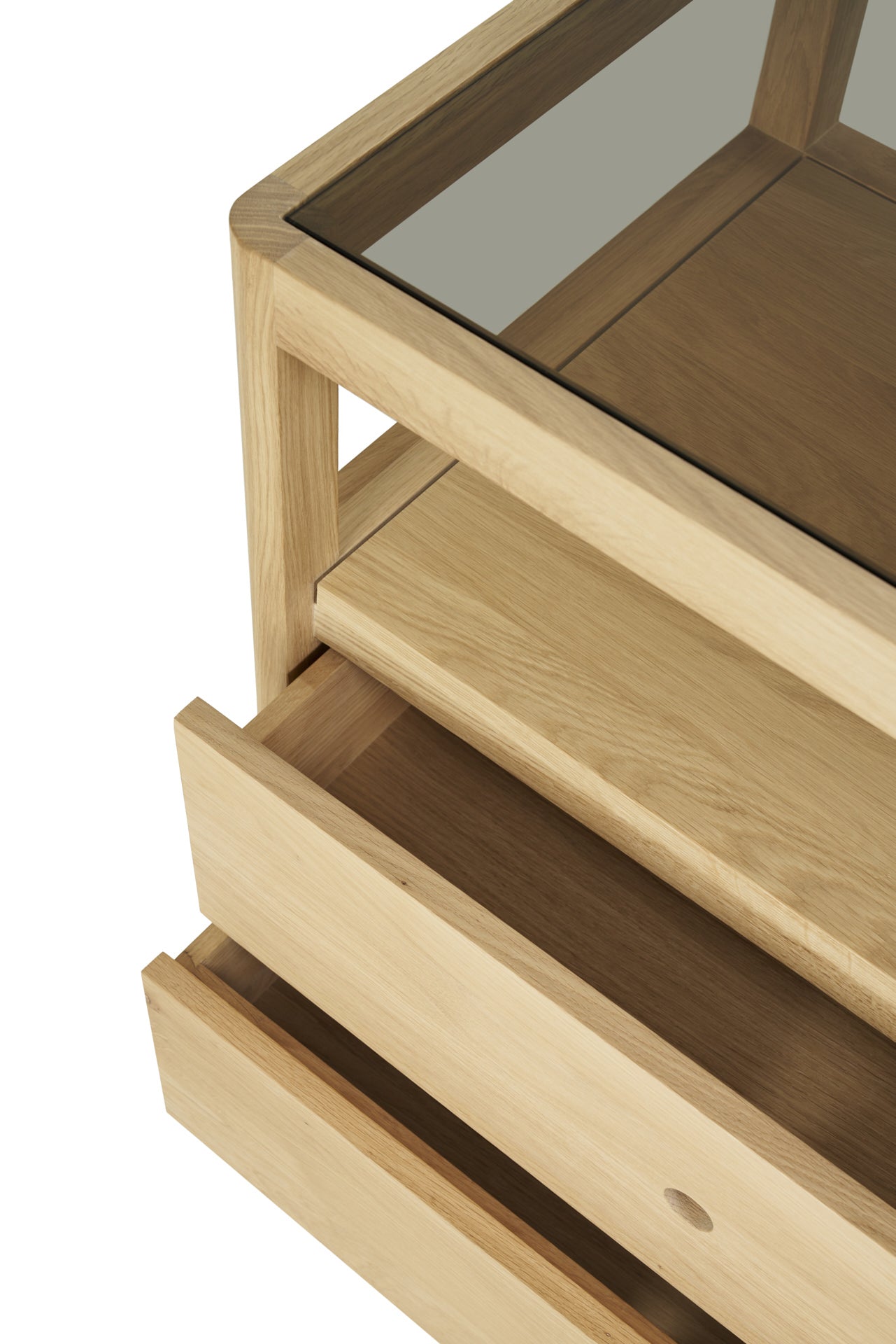Ethnicraft sideboard Spindle chest of drawers oak