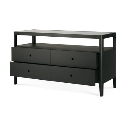 Ethnicraft sideboard Spindle chest of drawers black oak