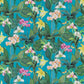 jab gordijnstof bloemen groen JA8034-080