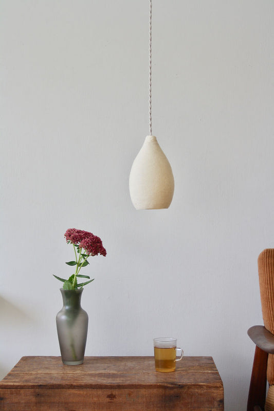 Kalana hanging lamp wool Kalla Natura