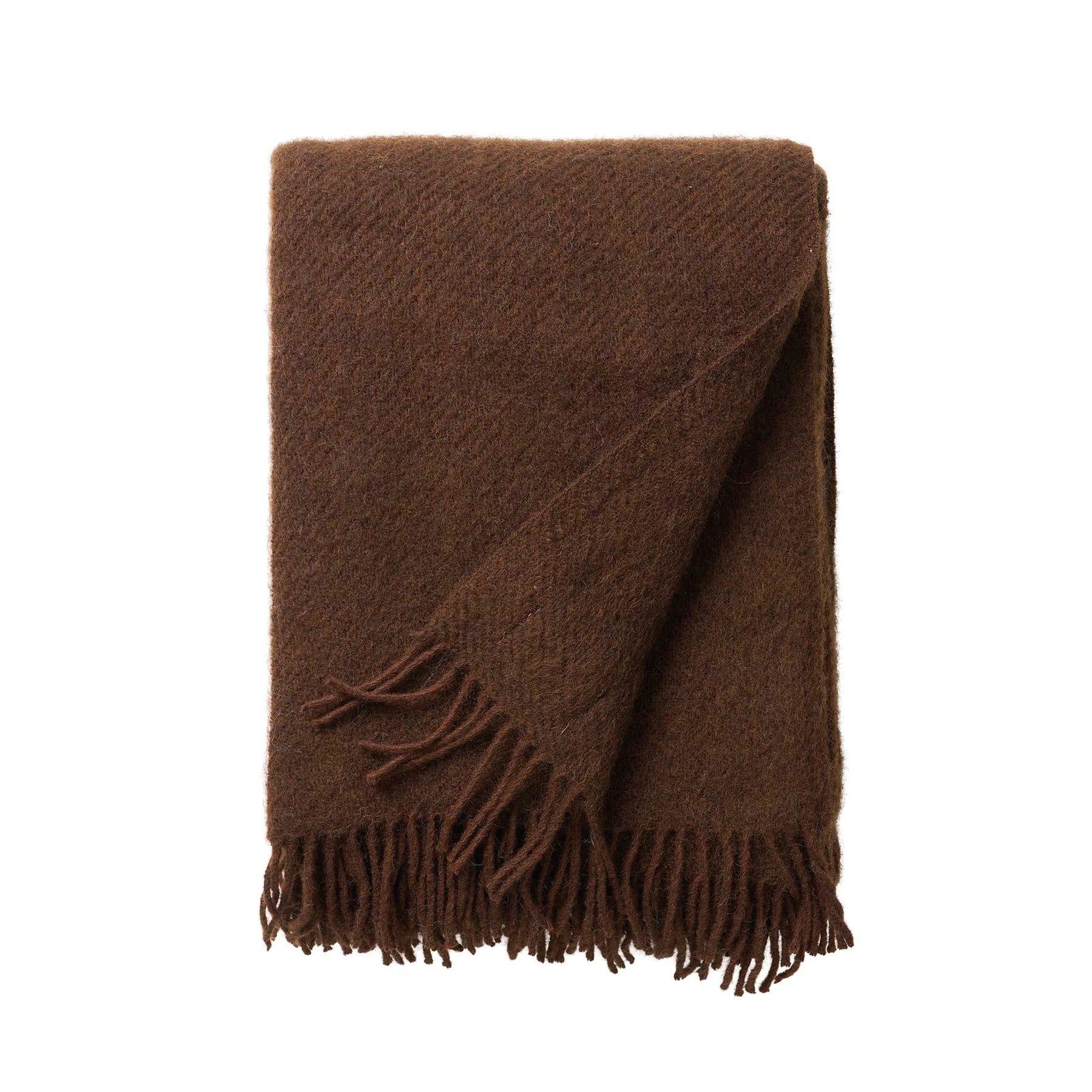 klippan wollen plaid gotland kleur walnoot