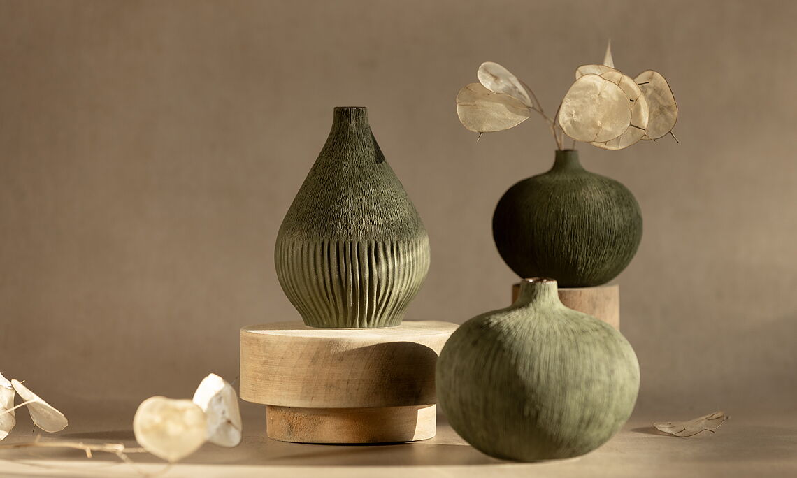 lindform vaasjes groen