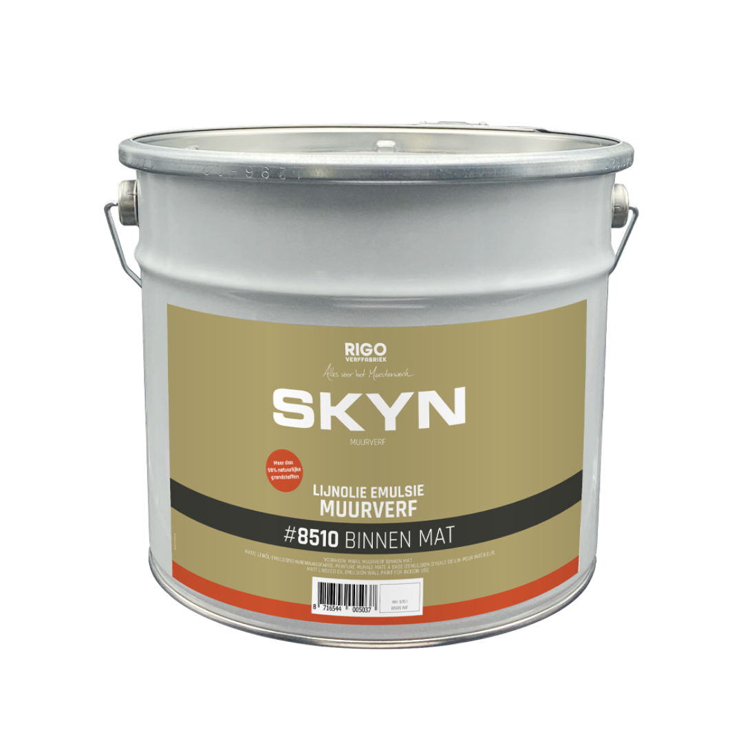 rigo skyn lijnolie emulsie muurverf 8510 binnen mat