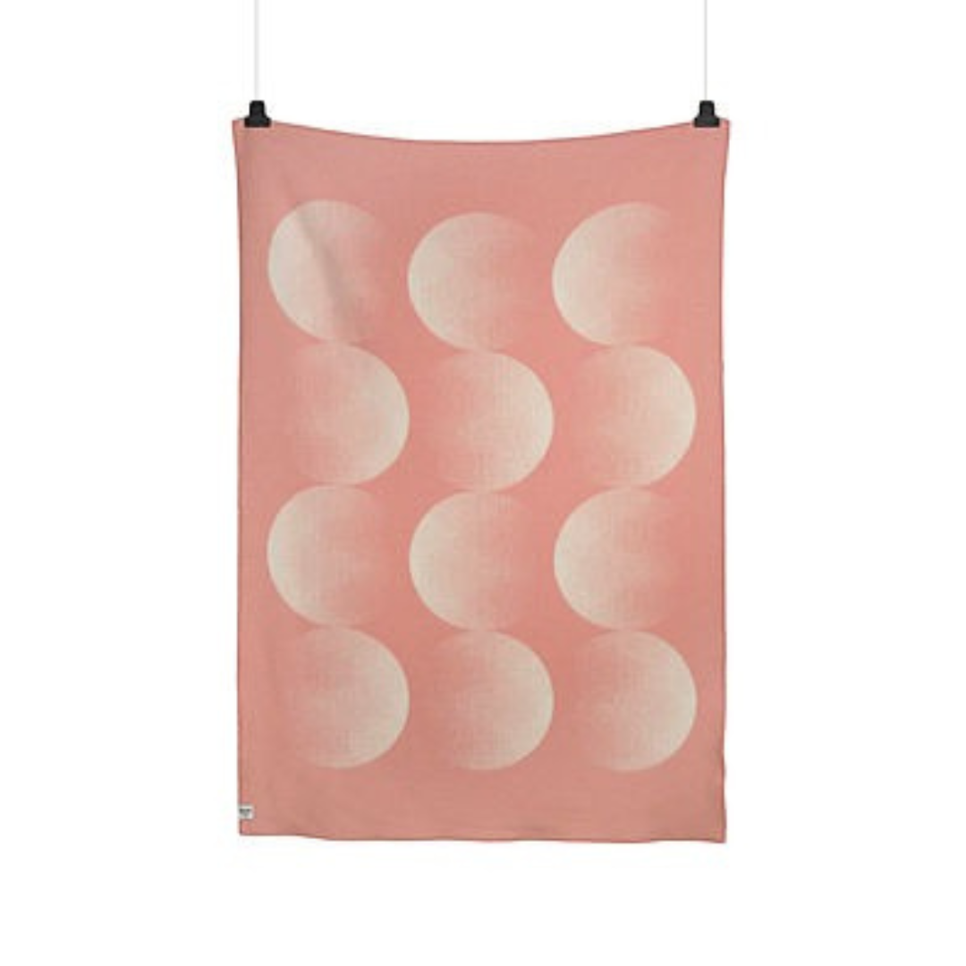 roros moon deken roze voorkant achterkant