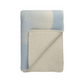 roros moon deken wol blauw gevouwen