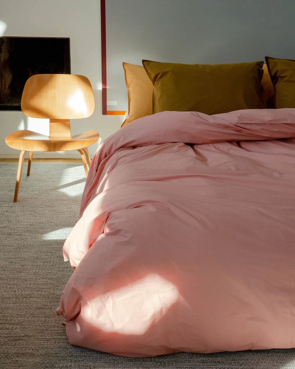 suite702 beddengoed perkal dustyrose interieurfoto