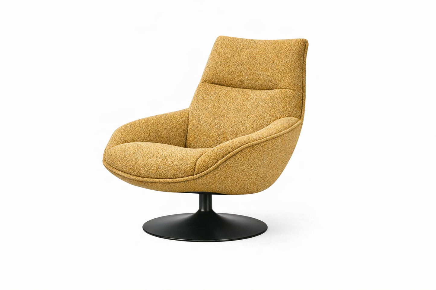 Van Binnen greenlabel draaifauteuil Maaike geel