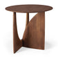 Ethnicraft side table Geometric teak