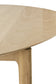 Ethnicraft extendable round dining table Bok oak