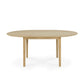 Ethnicraft extendable round dining table Bok oak