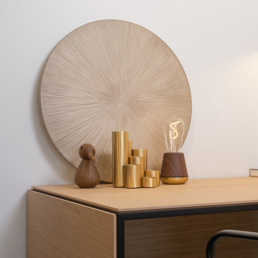 Humble table lamp One Walnut
