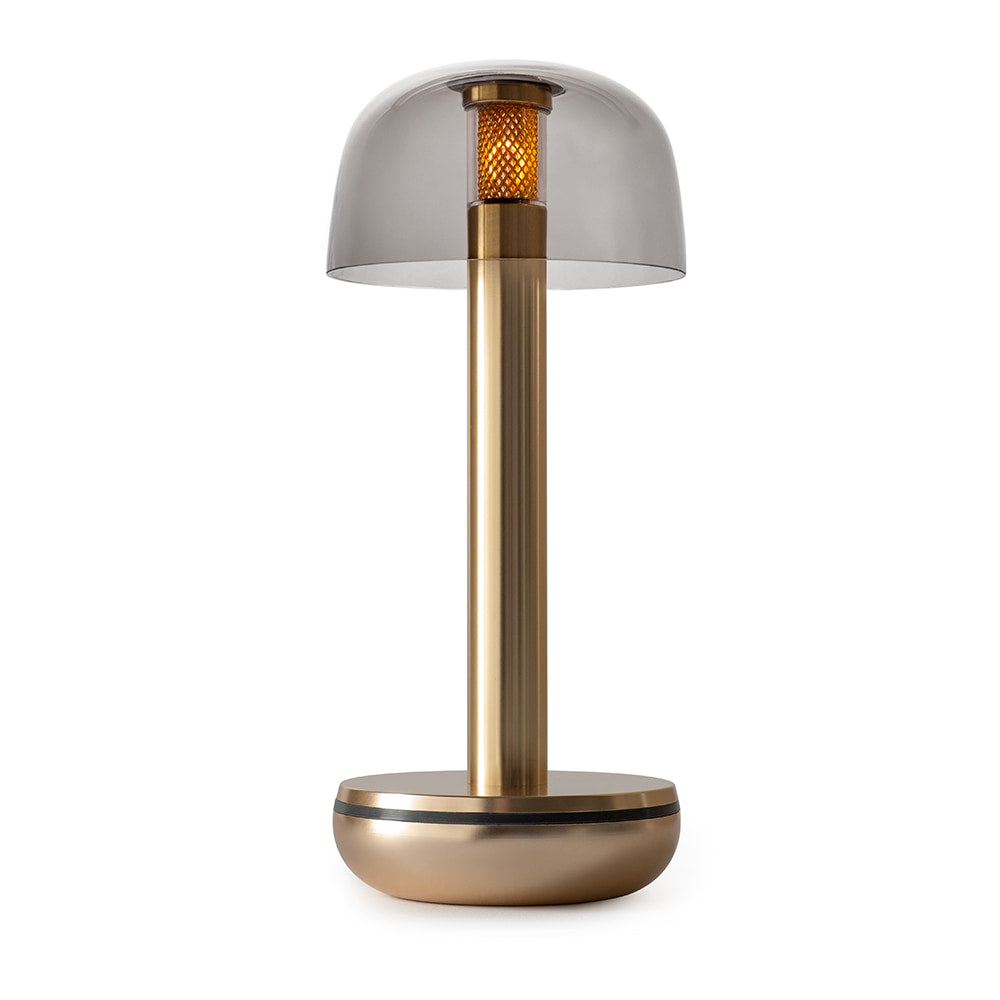 Humble table lamp Two gold/smoked