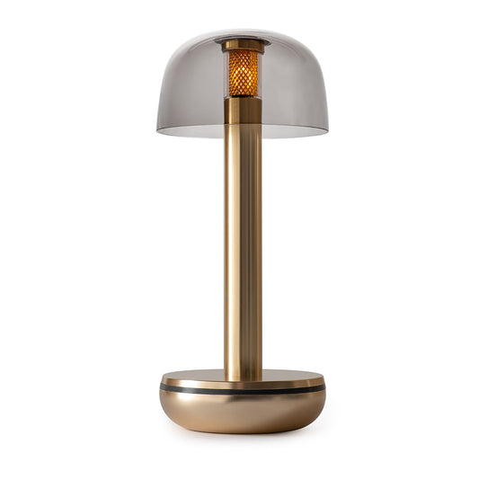 Humble table lamp Two gold/smoked