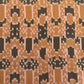 Capsicum curtain fabric Ikat