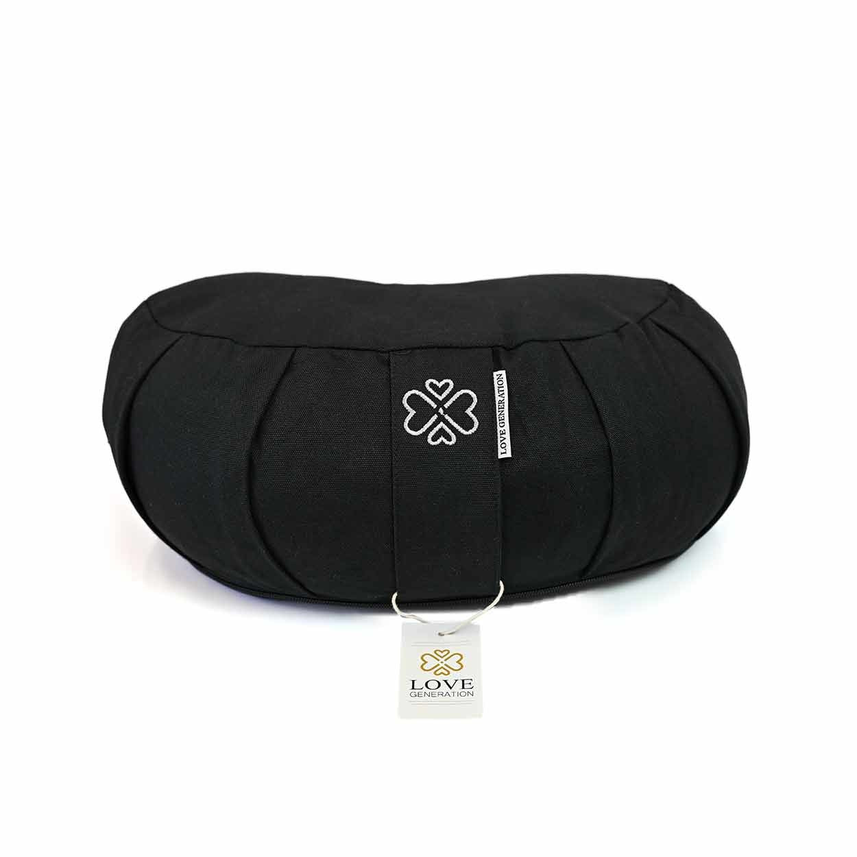 Love Generation half moon meditation cushion