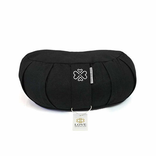 Love Generation half moon meditation cushion
