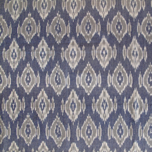 Capsicum curtain fabric Ikat