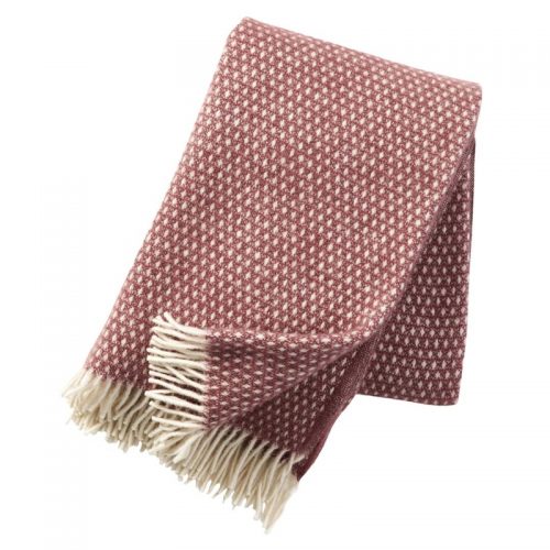 klippan plaid Knut rose brown