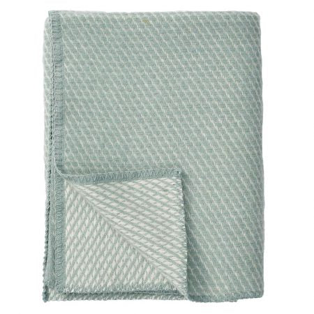 klippan ledikantdeken velvet duck egg blue
