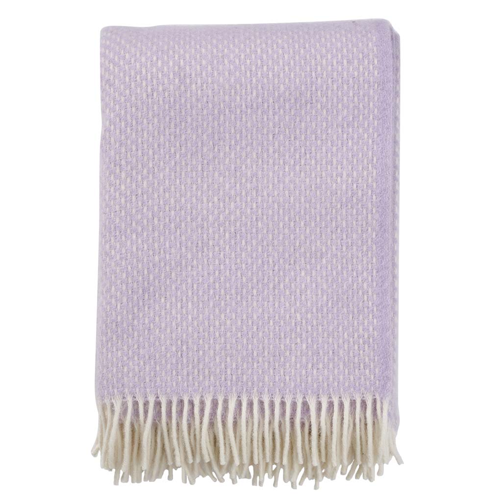klippan wollen plaid preppy kleur lila