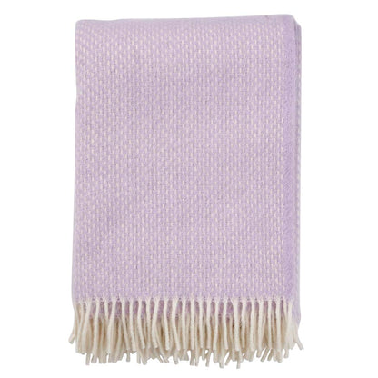 klippan wollen plaid preppy kleur lila